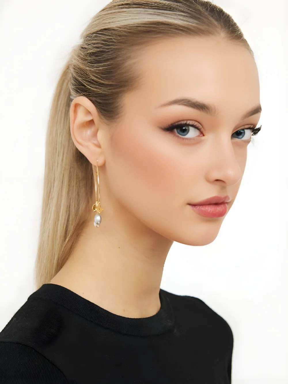 Louis Vuitton 18K Yellow Gold Multi-Charm Hoop Earrings